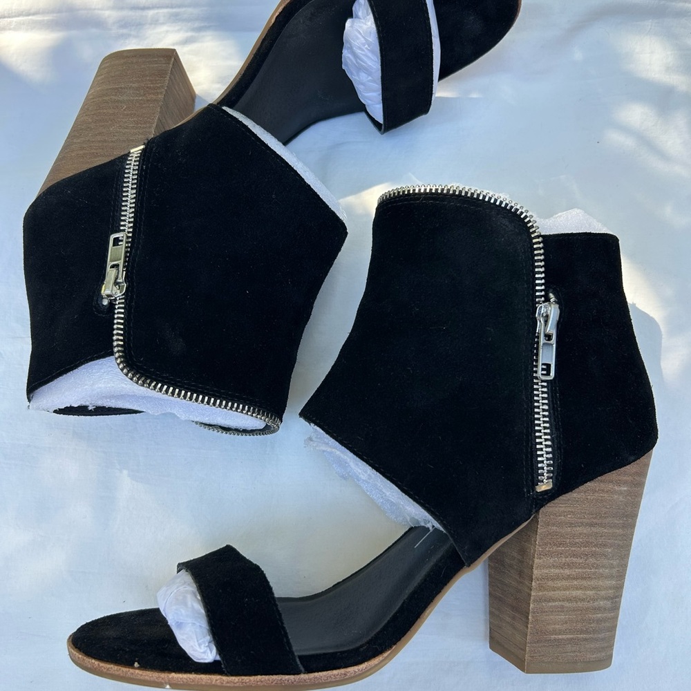 EUC Dolce Vita Pazya Sandal Heels Women Size 10 Color Bkack